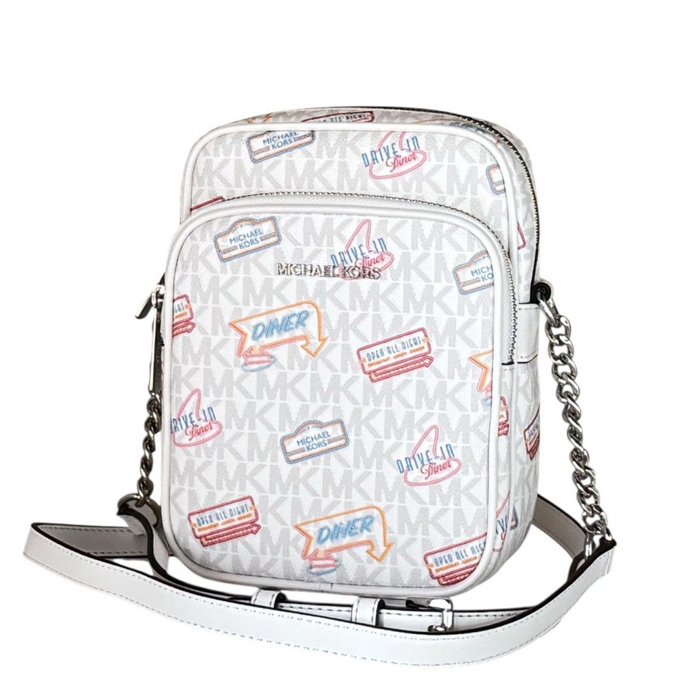 Michael Kors White Crossbody Bag